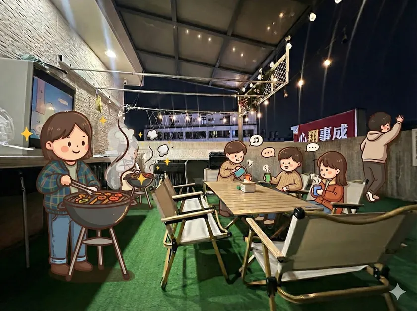 Birthday BBQ/Fengjia Night Market/Whole Building/Singing/Electric Mahjong/Dinner Delivery - Image 1