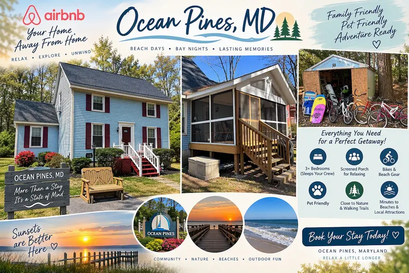 Family-Friendly Coastal Cottage, Ocean Pines, Md. - Image 1