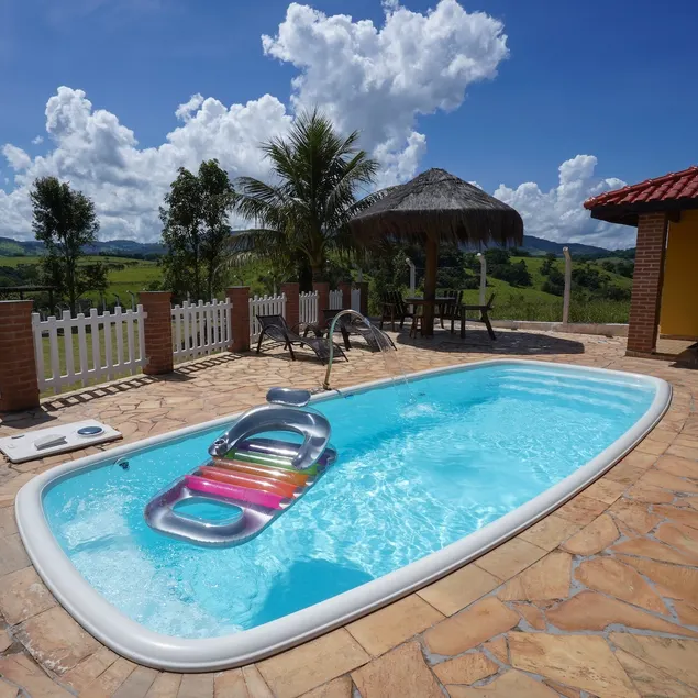 House on top of mountain with 360-degree view, air-conditioning, swimming pool - Image 1