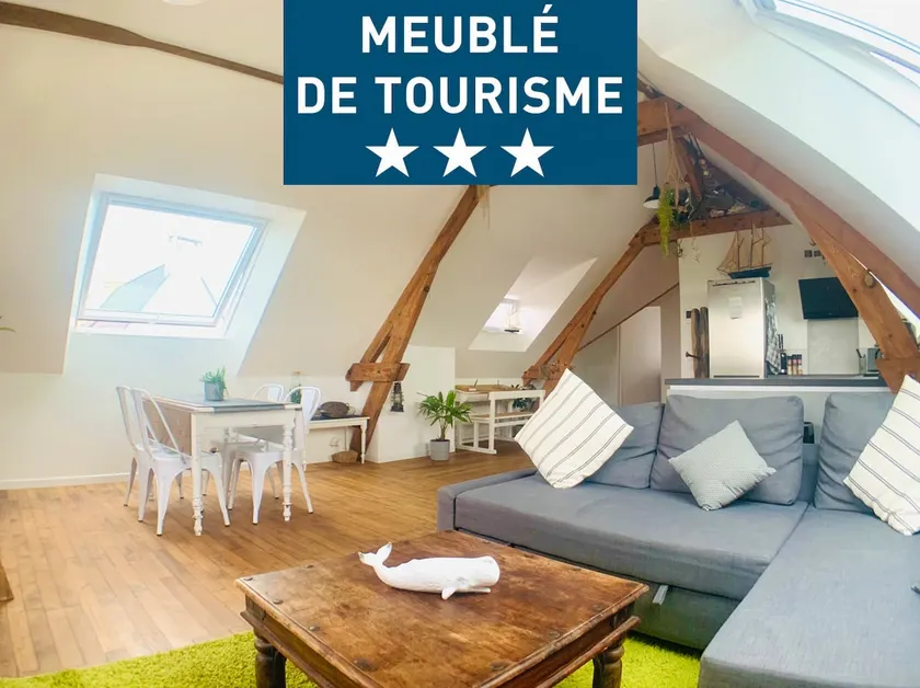 75 m2🐋🌊⚓️ loft refurbished 2 steps from the sea⚓️🌊🐳 - Image 1