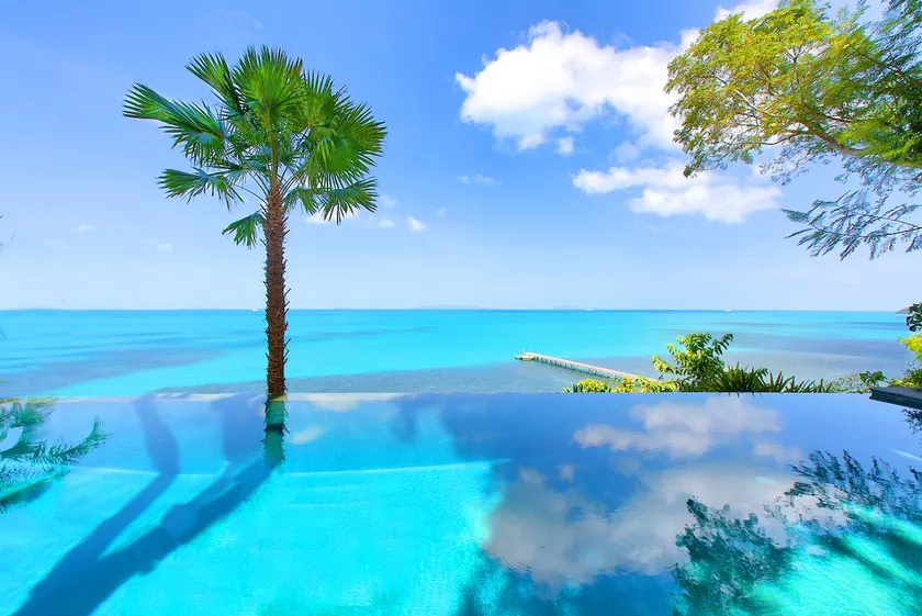 The Headland Villa 2, atemberaubend am Strand, Samui - Image 1