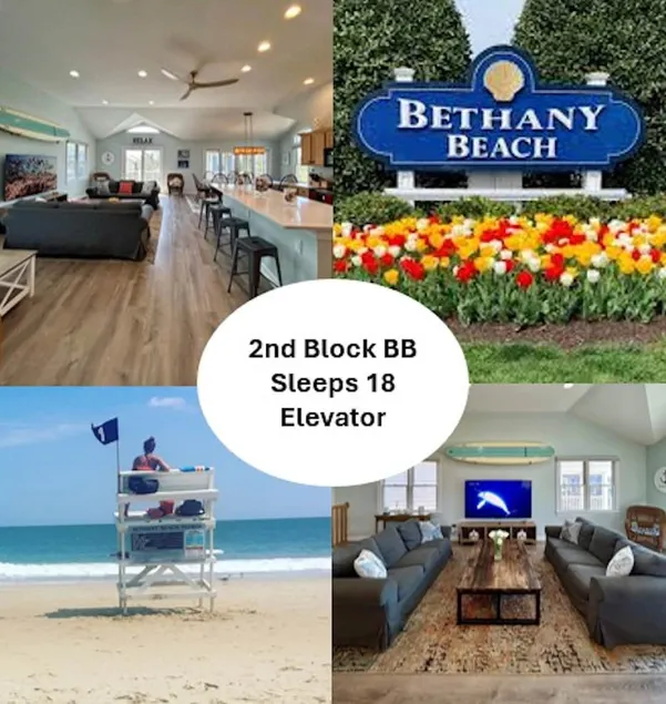 <2 blocks to beach & town, sleeps 18, elevator - Image 1