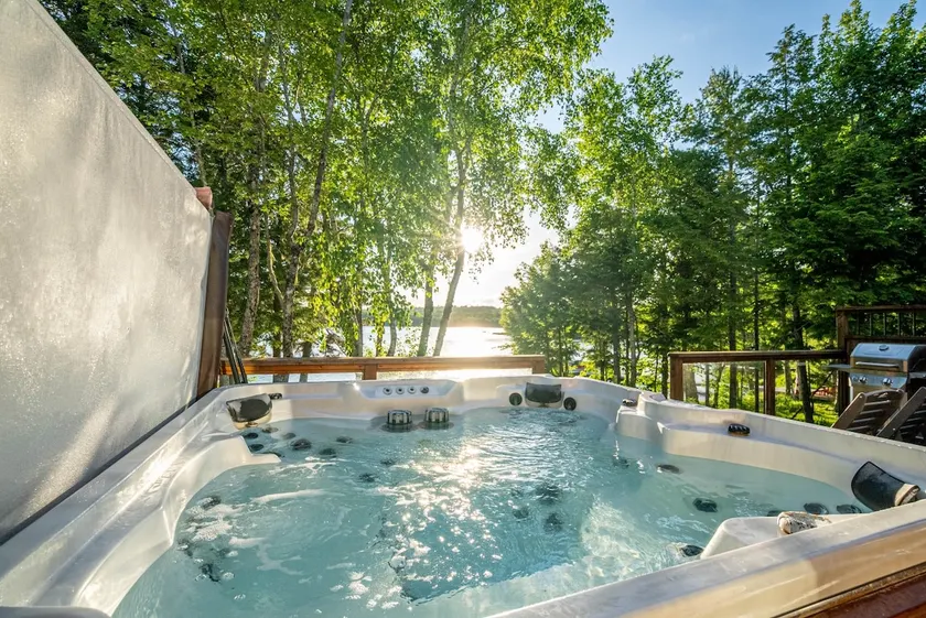 Lakeside Retreat with Hot Tub - Image 1