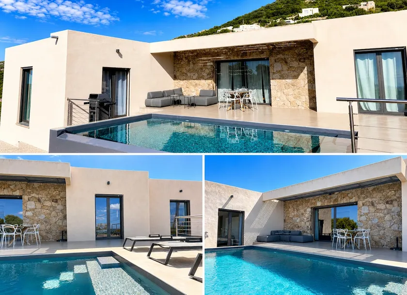 Beautiful villa with panoramic sea views - Image 1