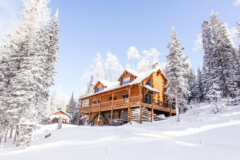 Authentic Log Cabin with Luxuries - Image 1