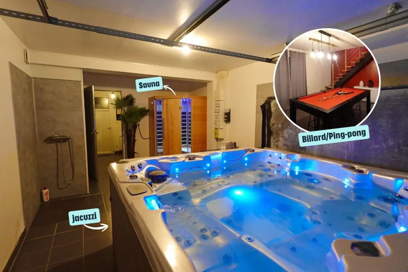 @Pool table and hot tub relaxation - Image 1
