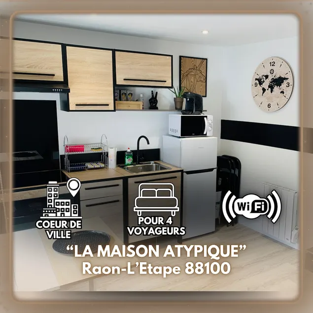 La Maison Atypique – A/C – 45 m² – City Center - Image 1