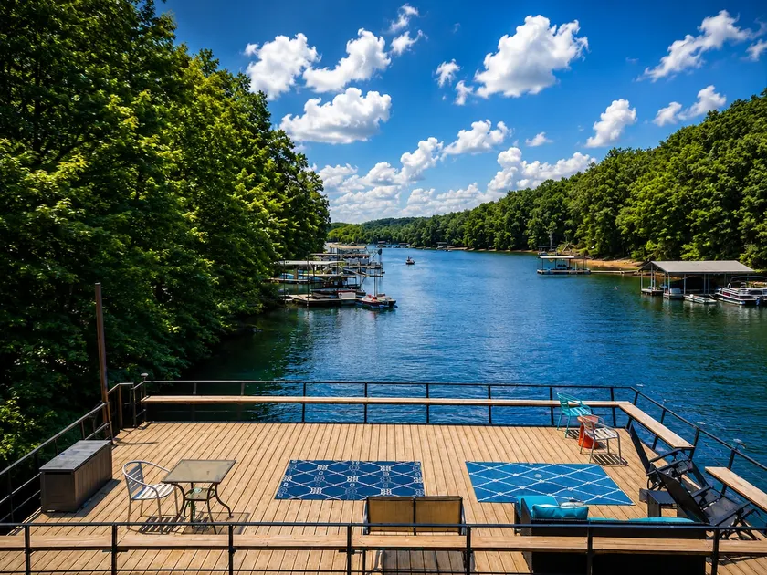 Hotub/ pontoon Boat/JetSKI Rental, 2 story dock - Image 1