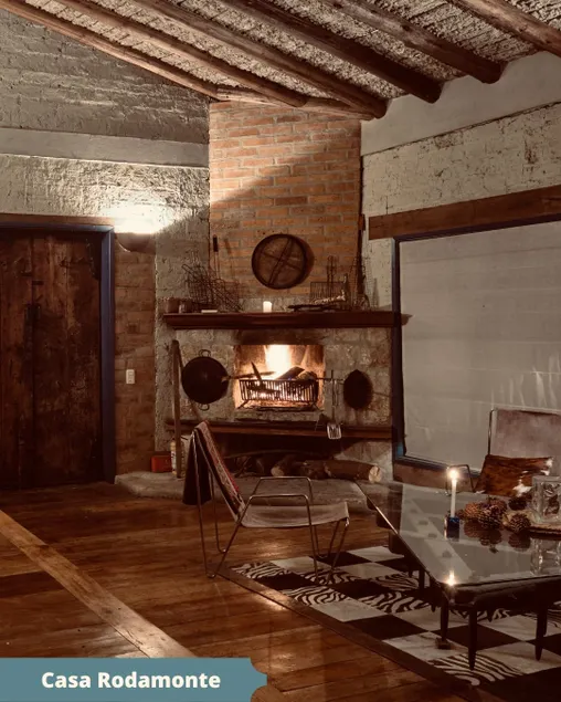 Cabin in the Juaica Mountains · Fireplace - Image 1