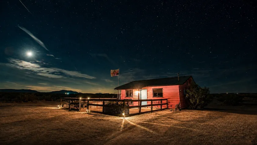 The Pink Cabin -Secluded 40 Acres - Stargazing - Image 1