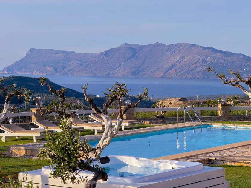 Private Pool with Sea & Mountain View ,Full Privacy - Villa Kyriaki - Image 1