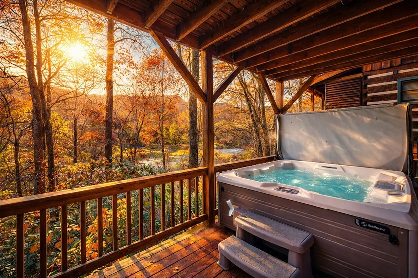 Cabin + Hot Tub + Game Room + EV Charger+ Lakeview - Image 1