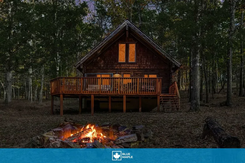 Log Cabin w Loft, Grill, Deck, Fire Pit, & WiFi - Image 1