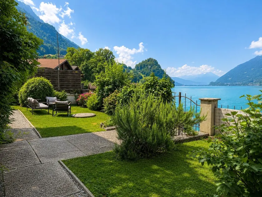 Chalet Seehus Ground Floor - Front Row Lake Brienz - Image 1