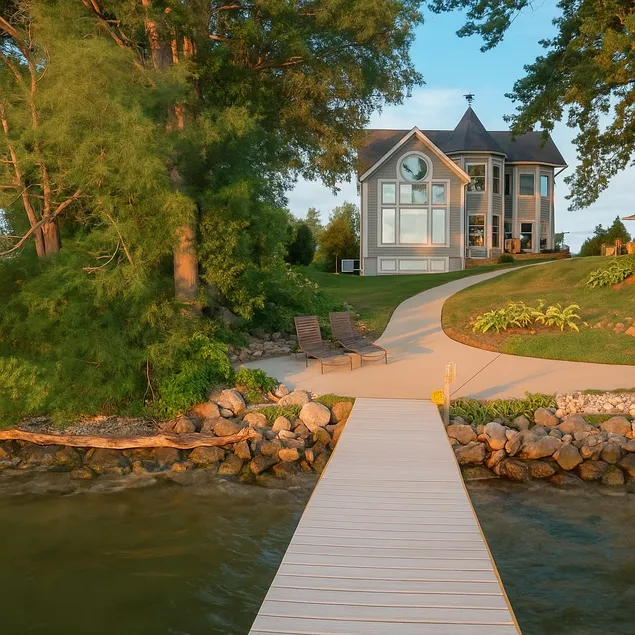 Family lake retreat w/ hot tub! Amazing sunsets! - Image 1