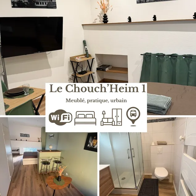 New F2 Le Chouch'heim 2 superficie 50 m2 cosy et renové 2025 - Image 1