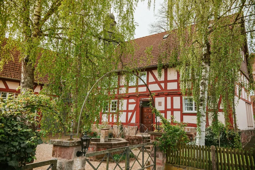 Hof Haunetal cozy vacation in the half-timbered courtyard - Image 1