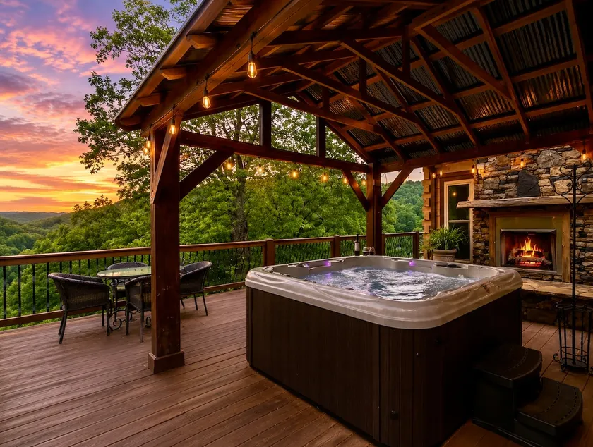 Mtn Lodge~Hot Tub+Fire Pit+Fireplace, WiFi! - Image 1