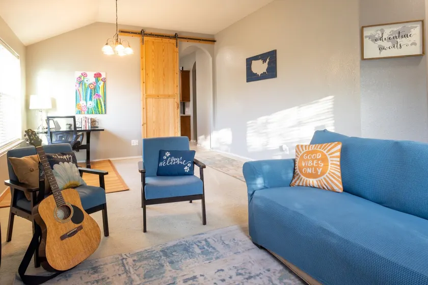 Dog-Friendly/ Spacious 4BR/2BA Home/Near Austin/EV Charger/Separate Office - Image 1