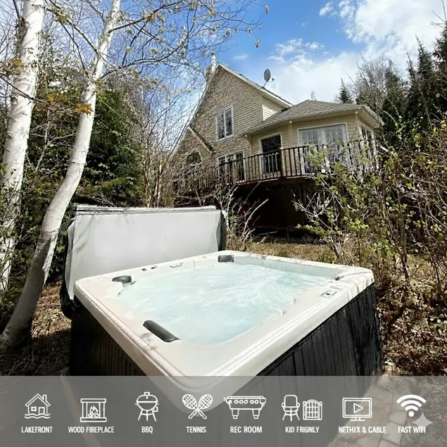 Chalet Lac Come – Hot tub, fireplace and skiing 1.5 hours from Montreal - Image 1