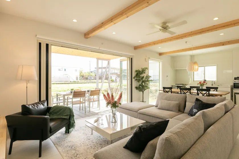 Pets OK, with a dog run｜3 minutes on foot from Kujukuri Beach｜BBQ, 85” TV｜Torami House - Image 1