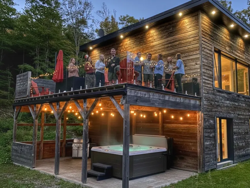 Chalet Éco-Contemporain + Spa  / 6 chambres (14 pers.) - Image 1