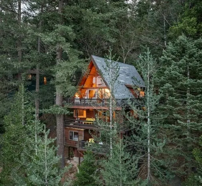 Mountain A-Frame | Hot Tub+Views | 95 Min from LA - Image 1