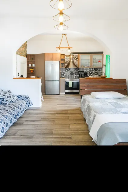 Luxury Renovated Stone Home,50m from Katapola port - Image 1