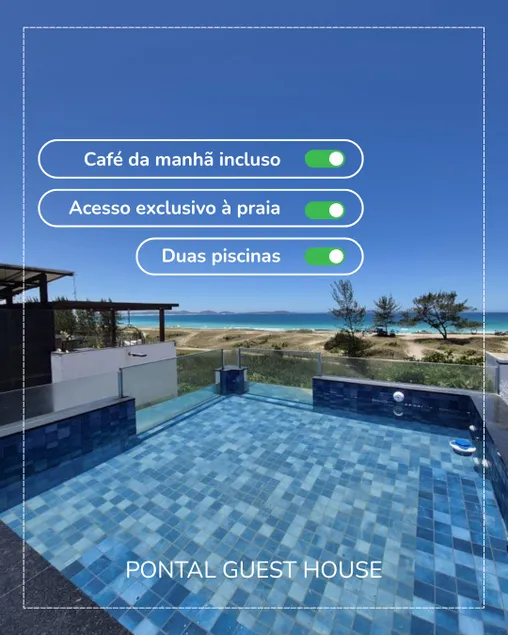 Beachfront loft + swimming pool + breakfast (Estrela) - Image 1