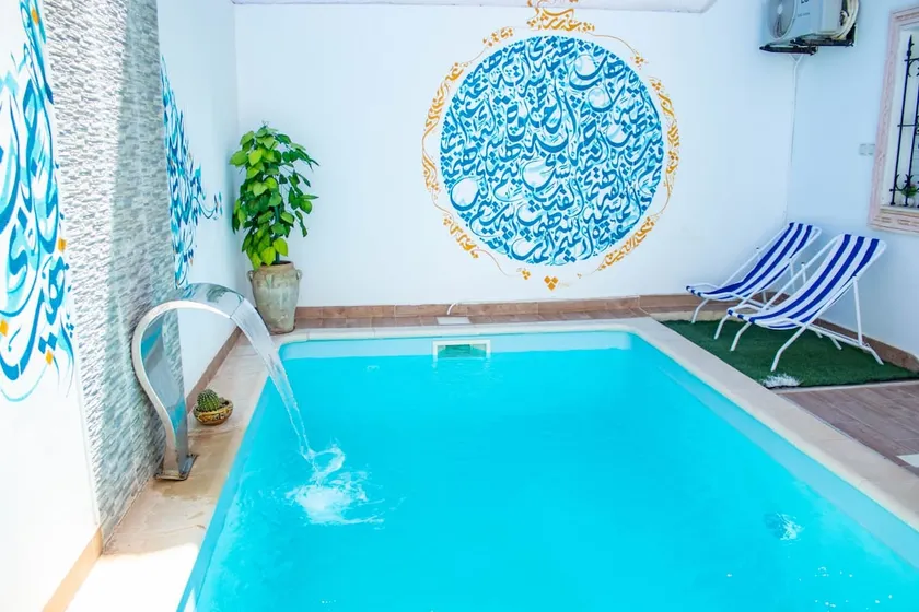 Private pool villa in downtown Houmt Souk - Image 1