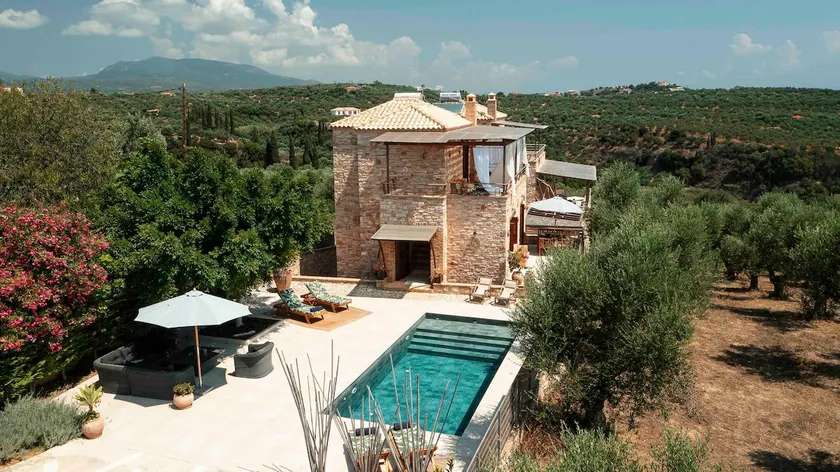 Peroulia Stone Villa Koroni - Grèce, Péloponnèse - Image 1