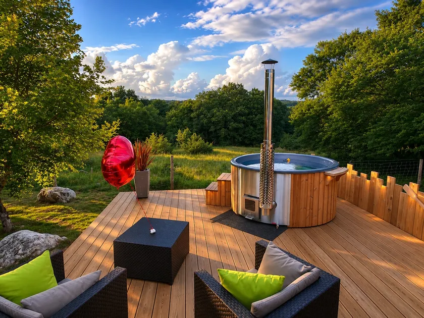 Spa & Nordic bath – Chalet in the black triangle - Image 1