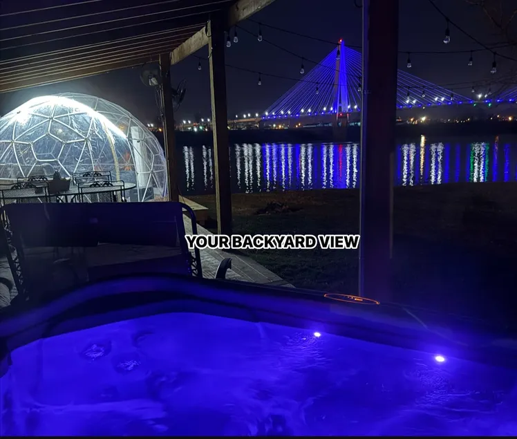 River & Bridge view - HotTub, CoolingTub & MistFan - Image 1