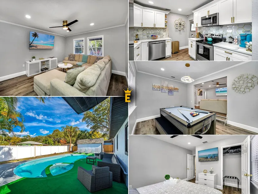 Heated Pool & Spa, Sleeps 8, South Tampa | 5 Min to MacDill AFB - Image 1