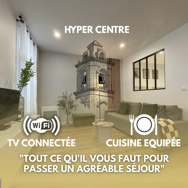 Le Petit Héros, appartement cosy en hyper centre - Image 1