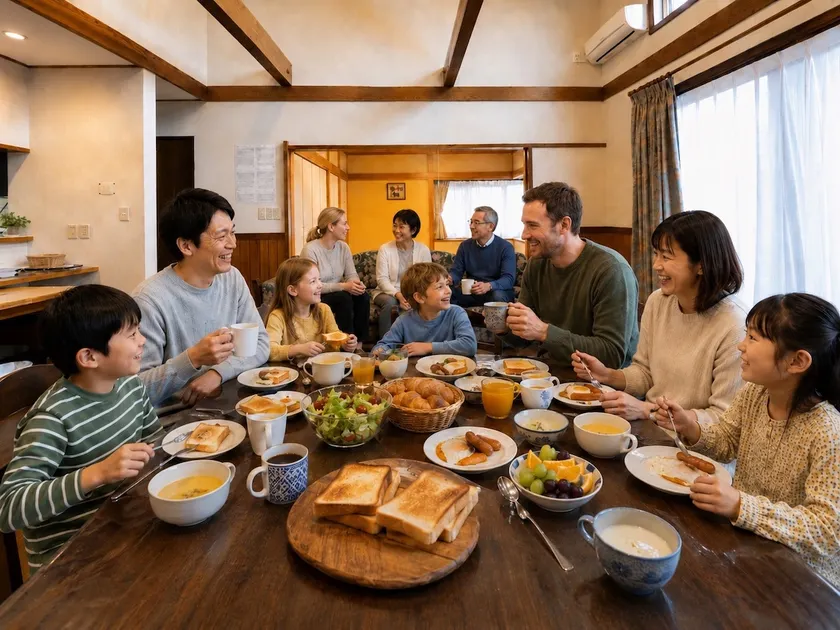 BBQ on the deck in the forest and karaoke at night.A private rental villa near Shika-no-Yu, where families and friends can all enjoy a relaxing stay. - Image 1