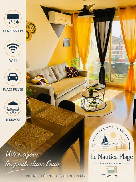 Le Nautica beach/T2 air-conditioned beachfront - Image 1