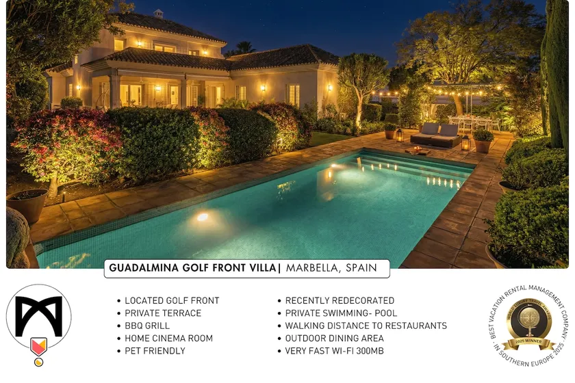 VACATION MARBELLA I Guadalmina Golf Front Villa, Private Pool, Cinema Room, TOP location, Close to the Beach and Puerto Banus - Image 1