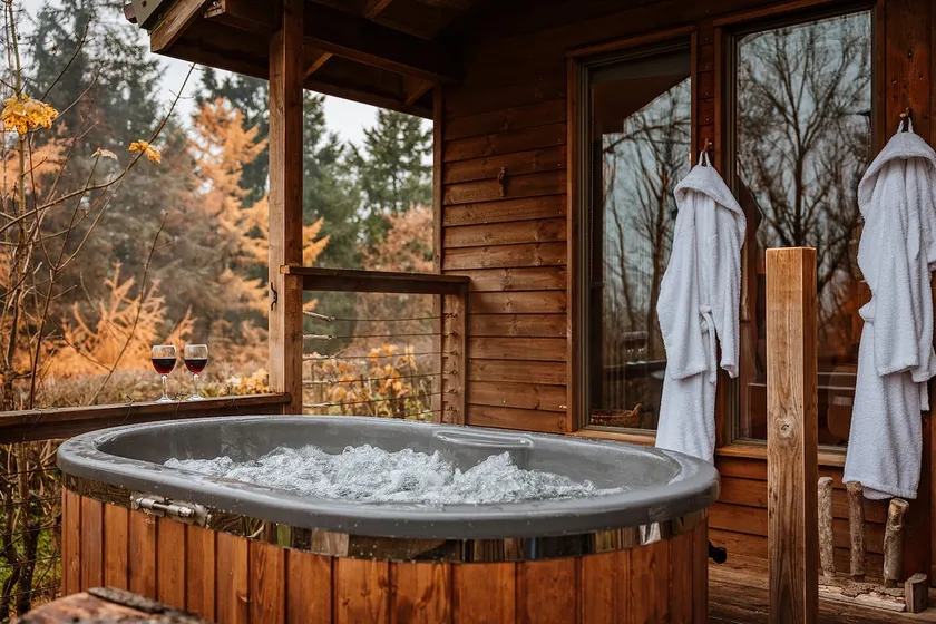 Sycamore Cabin with woodfired Hot Tub - Image 1
