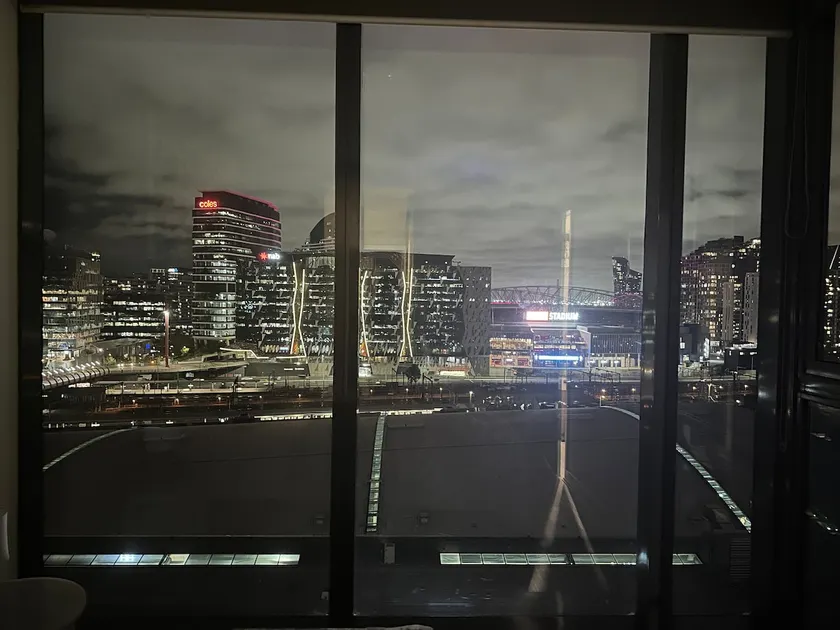 Modern inner city apartment opposite with Sky bus - Image 1