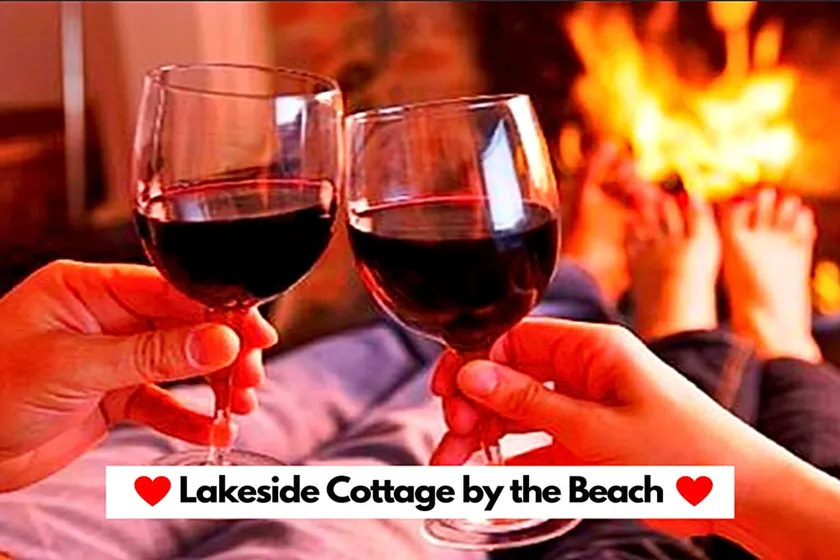 Romantic Cosy Cottage with Lakeside views & the Beach on your Doorstep! With "Snuggle up" Log Burner in the Best Location in Mablethorpe! The Perfect Seaside GetAway for Couples! - Image 1