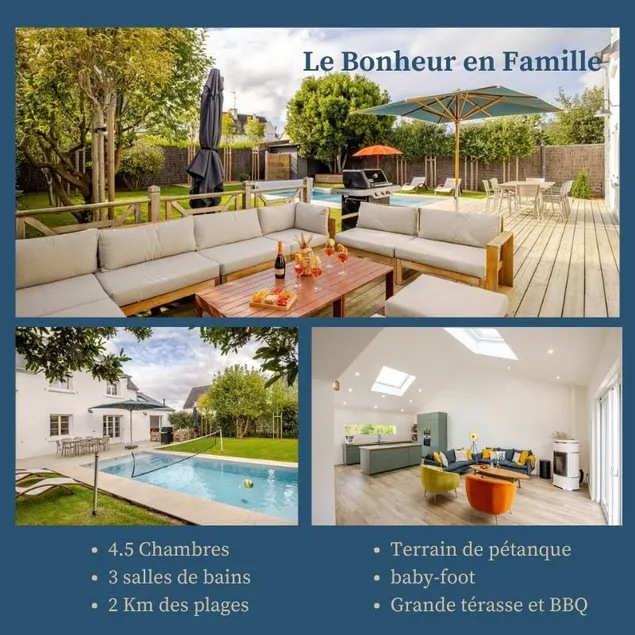Family Home – Heated Pool – Beach 2 km Away - Image 1