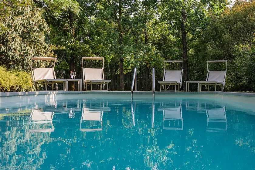 Villa Liberty 1927 with heated pool in the park - Image 1