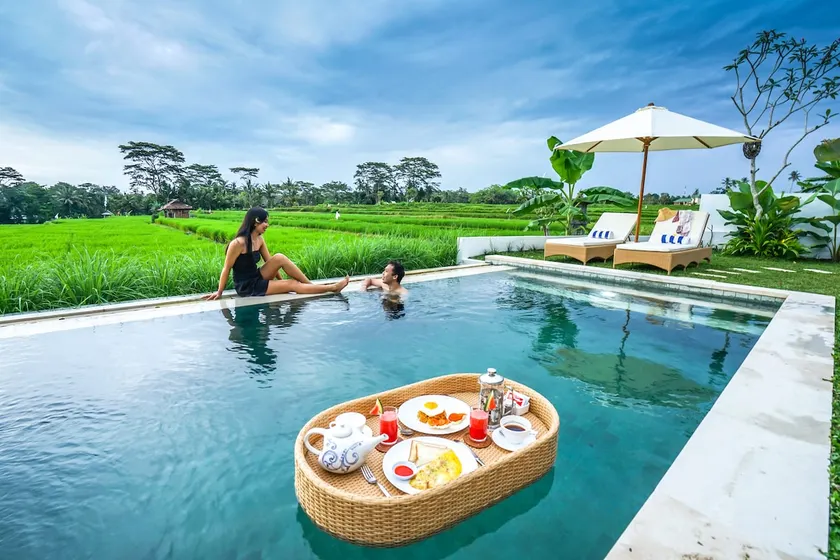 2 BR Villa with open view of rice paddies & sunset - Image 1