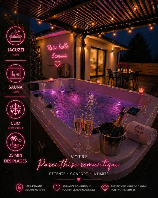 Relaxation & Jacuzzi Cocooning Sauna near the ocean - Image 1