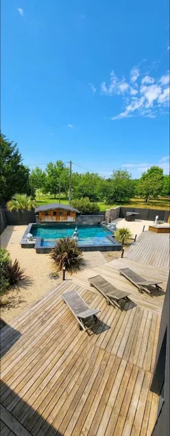 Villa Naeva with swimming pool, Jacuzzi 10 places, Ping pong, plancha and Brasero - Image 1