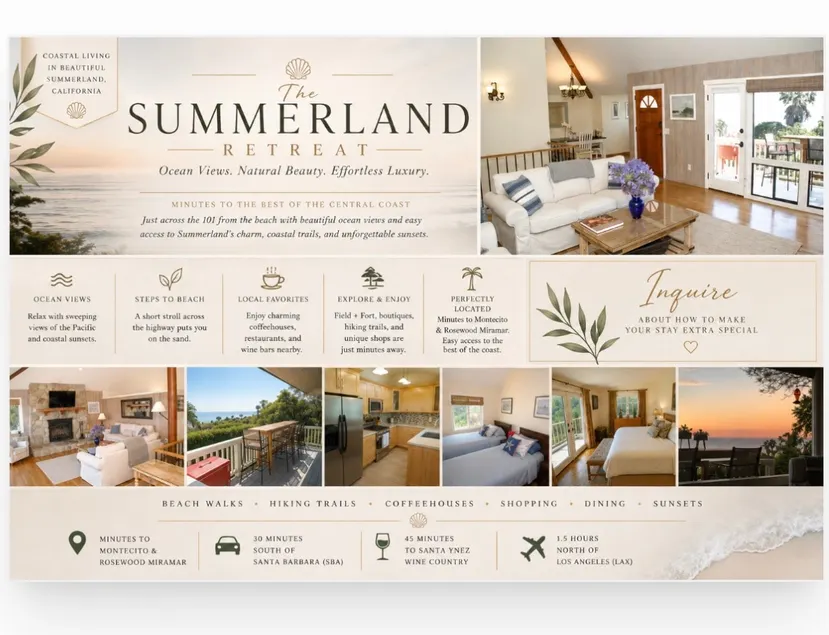 Ocean View Home In Summerland! - Image 1