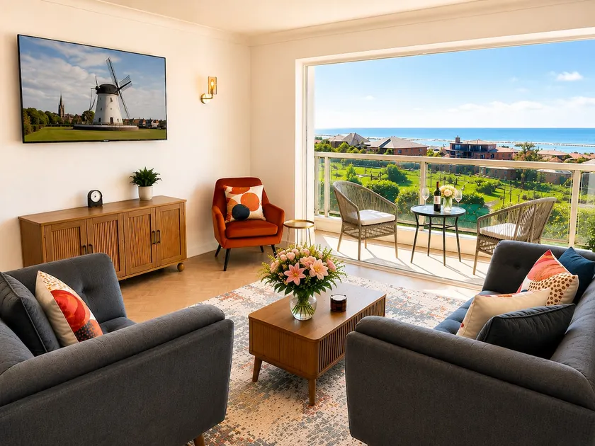 Great Modern Sea View Apartment on the Promenade - Image 1