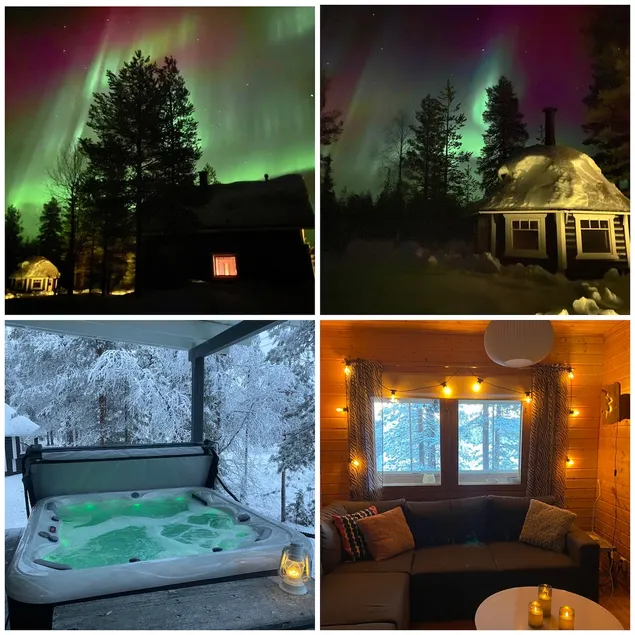 Northern Light Villa Ylläs with a Jacuzzi,sauna&sledges - Image 1