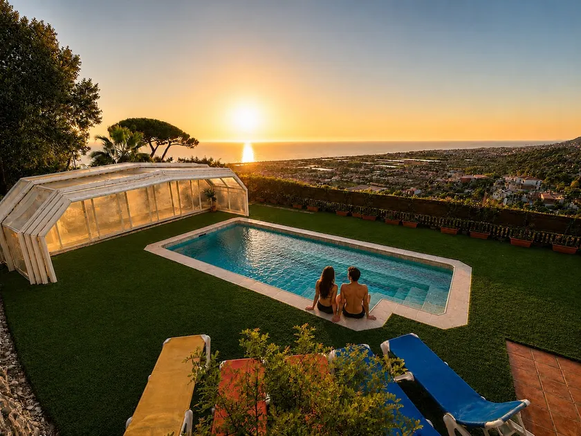 Summer villa with panoramic sea views - Image 1